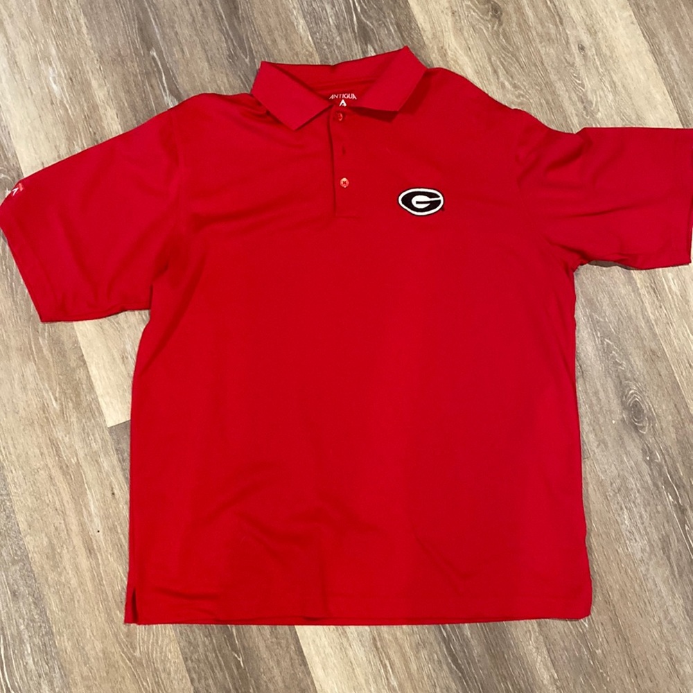 EUC Large Antigua UGA Polo